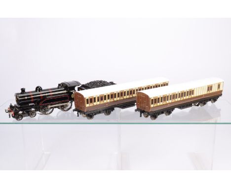 ACE Trains 0 Gauge L&amp;NWR Train Set, comprising LNWR black 4-4-0 E/3 2006 Locomotive and Tender, in original box, E, appea