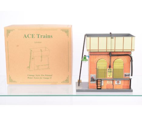 ACE Trains 0 Gauge AC/2 Water Tower, in original box, E, box VG-E