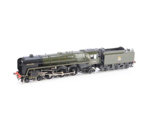 A Finescale 0 Gauge BR 'Britannia' class 4-6-2 Locomotive and Tender by Masterpiece Models, No. 4 of a limited edition of 111