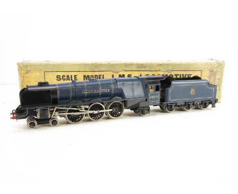 A Bassett-Lowke 0 Gauge electric ex-LMS 'Duchess of Montrose' 4-6-2 Locomotive and Tender, an original DC electric model ref 