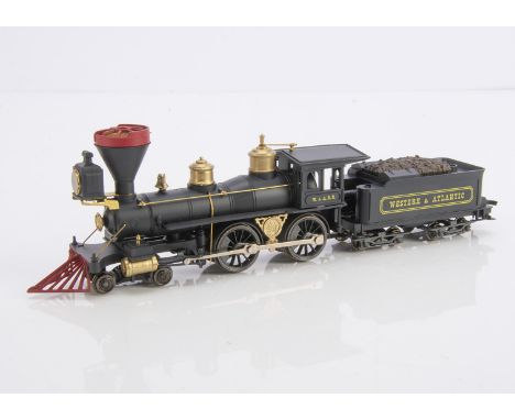 Rivarossi HO Gauge American Outline 5417 Western &amp; Atlantic black with gold lining 4-4-0 Genoa Old Timer Locomotive and T