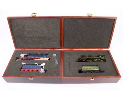 Bachmann OO Gauge Limited Edition Steam Locomotive with Tenders, two wooden cased examples, Sir Guy Williams 400 in LMR blue 