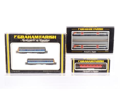 Graham Farish N Gauge DMUs, a cased Southwest Trains example, 371-427 170/4 Turbostar,  boxed 8131 Class 101 Regional Railway