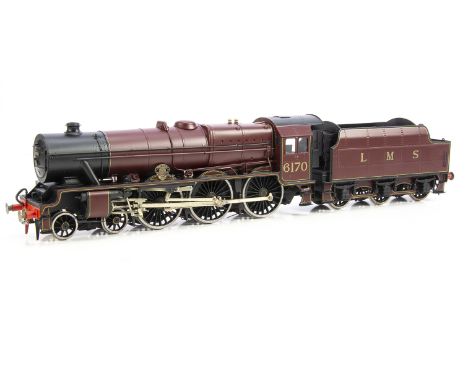 A Finescale 0 Gauge LMS 'Royal Scot' class 4-6-0 Locomotive and Tender, professionally built and painted by C L Cooper from a