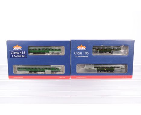 Bachmann OO Gauge BR (S) Multiple Units, two boxed examples, 31-326A Class 105 two car DMU and 31-376 2EPB EMU 5770, G-E, box