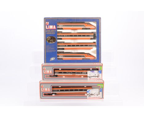 Lima HO Gauge TGV High Speed Train, boxed 149711 GP four car TGV SNCF high speed train, together with two additional coaches 