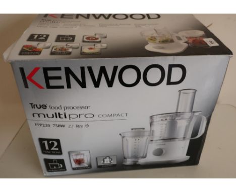 Boxed Kenwood Multipro compact food processor 