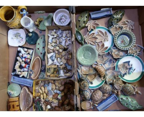 Extremely large collection of various Wade Whimsiss figures etc including fish dishes, tortoises, Noddy, Lady and the Tramp, 