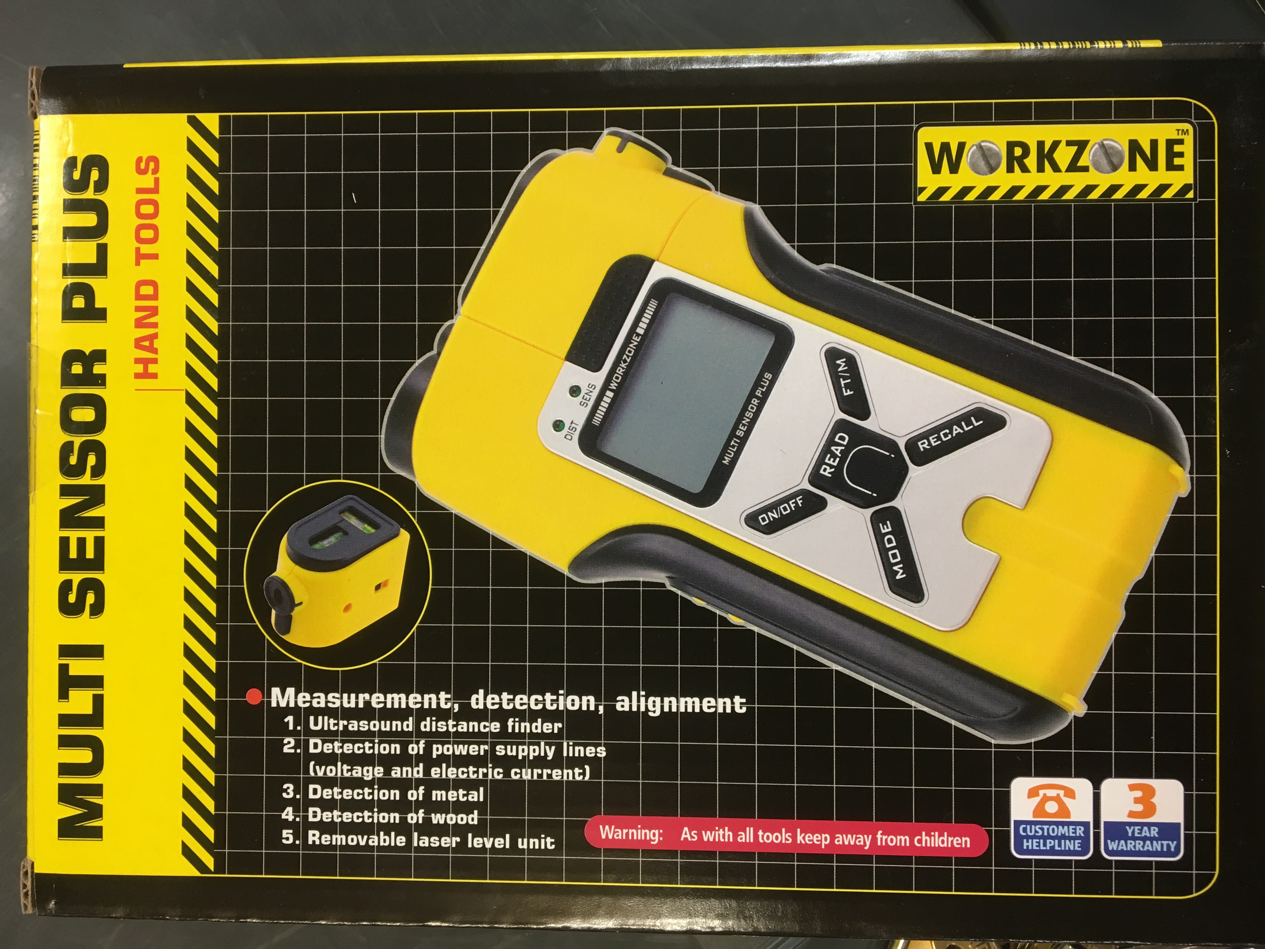 V Brand New Multi Sensor Plus Ultra Sound Distance Finder Power Line