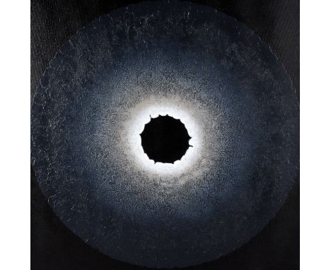 TONY SUTCLIFFE (B.1948), 'A Magic Mist Showered Down', an original work of art signed verso, mounted in a box canvas style re
