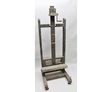 LECHETIER BARBE &amp; CO., 60 Regent Street, London A LATE 19TH CENTURY ARTS &amp; CRAFTS PERIOD LARGE OAK ADJUSTABLE ARTIST'