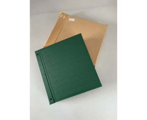 Boxed green Devon album of mint stamps, R-SI