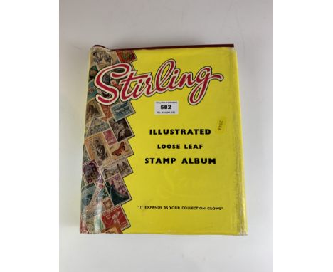 Stirling album of GB and other mint UK/Guernsey/Jersey/Isle of Wight  definitives and first day covers 1980-1986