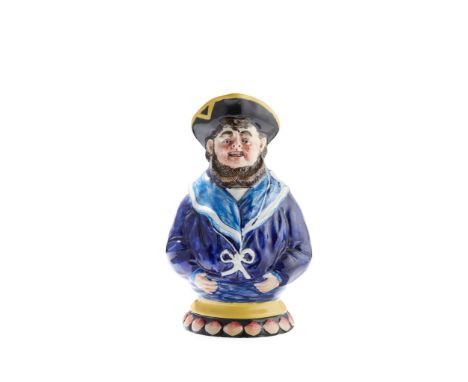 A WEMYSS WARE 'JOLLY SAILOR' TOBY JUG CIRCA 1900 probably painted by Karel Nekola, impressed WEMYSS WARE/ R. H. &amp; S.(27.5