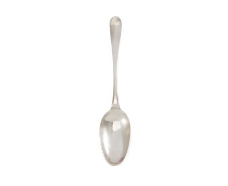 INVERNESS - A SCOTTISH PROVINCIAL TABLESPOON ROBERT ANDERSON marked RA, camel, indistinct marks, of Old English pattern; toge