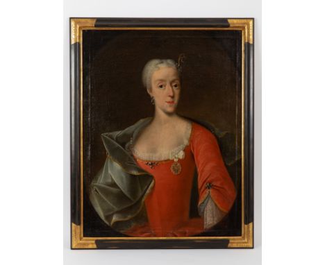 Anonymer Meister des 18./19. Jahrhunderts.Öl auf Leinwand im Holzrahmen; Portrait der "Sophie Dorothea von Hannover" (1687 - 
