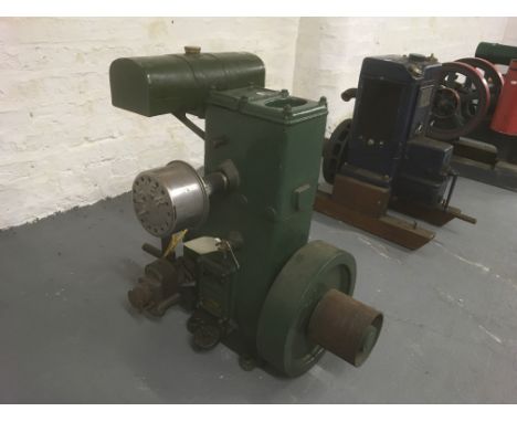 A Lister D type vertical 105/309 engine.