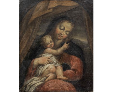 Emilian School, late 17th CenturyThe Madonna and Child oil on canvas58.7 x 46.6cm (23 1/8 x 18 3/8in).unframedThis lot is sub