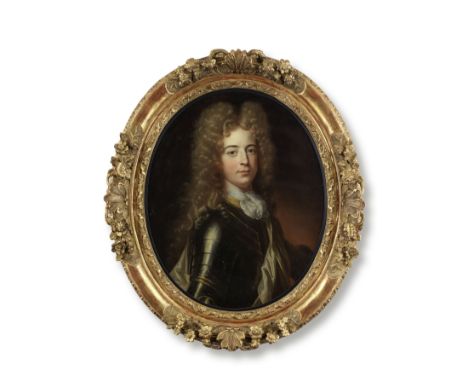 Gaspard Rigaud (Perpignan 1661-1705 Paris)Portrait of a young man, bust-length, in armour with a white sash bears inscription