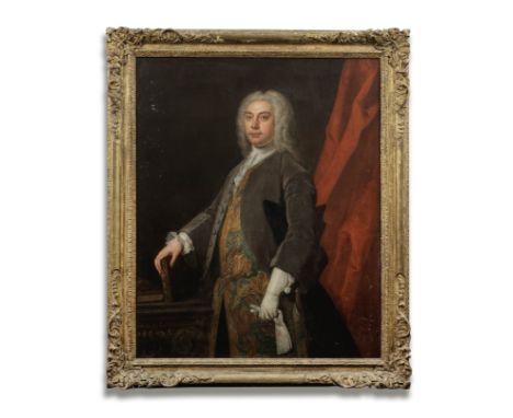 Bartholomew Dandridge (London 1691-1755)Portrait of Jane Austen, nee Grey, three-quarter-length, in a white dress, seated in 