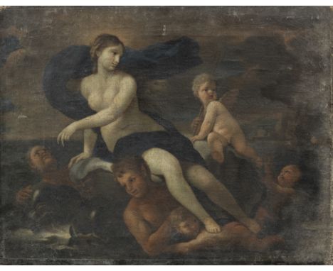 Circle of Paolo de Matteis (Cilento 1662-1728 Naples)Amphitrite oil on canvas51.8 x 66cm (20 3/8 x 26in).unframedThis lot is 