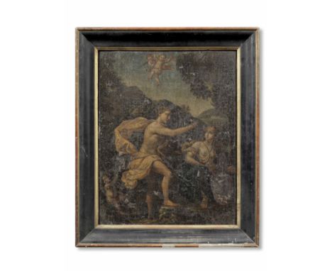 Italian School, 17th CenturyA mythological scene oil on canvas46.5 x 36.7cm (18 5/16 x 14 7/16in).This lot is subject to the 