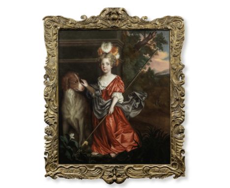 Circle of Jacob Huysmans (Antwerp 1633-1696 London)Portrait of a girl, traditionally identified as Frances Wagstaffe, full-le