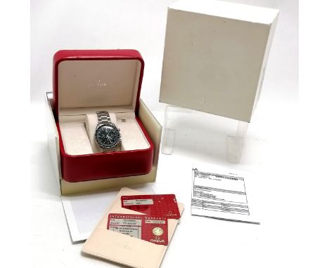 Omega speedmaster 50th anniversary of 1st and only watch worn on the moon chronograph manual wind wristwatch calibre 1861 wit