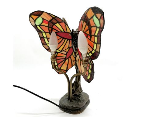 Tiffany style fairy lamp base 39cm high 