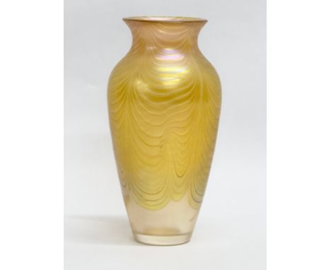 Loetz. A Late 19th Century Bohemian glass “Phanomen” vase. Circa 1898-1900. 16.5cm