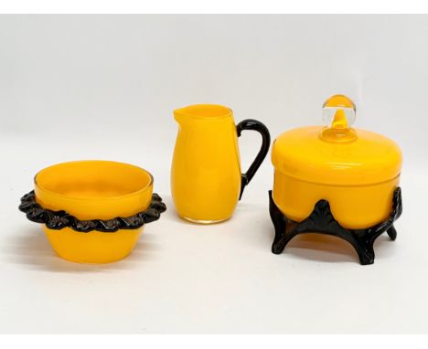 Michael Powolny For Loetz. A Collection of Early 20th Century Bohemian “Tango Glass”. Designed by Michael Powolny for Loetz. 