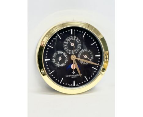 A Vacheron Constantin advertising wall clock. 40cm.