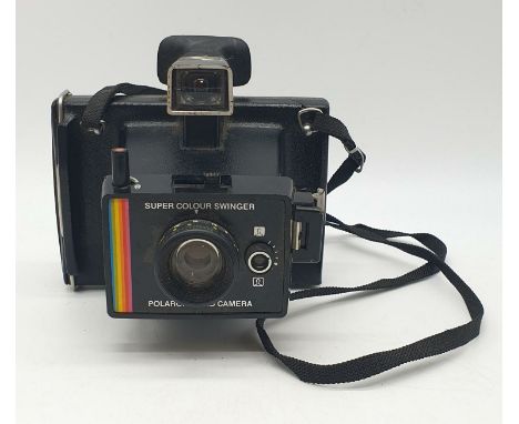 A vintage Polaroid super colour swing land camera. As found. 