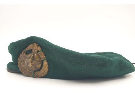 Vietnam War Era ARVN Marines Beret and Badge. 