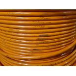 2x Blue Helix LCXL12 8G62.5 125 Infinicor 300 Fibre Optic Breakout Cable Reels Approximately 250m