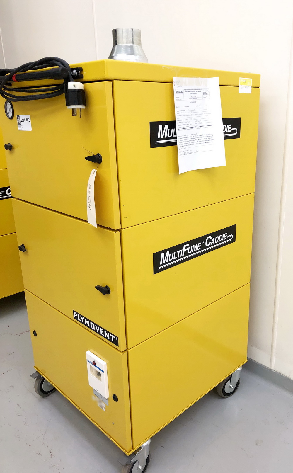 Plymovent Portable Fume Extractor, Model Multi Fume Caddie (MFC1200