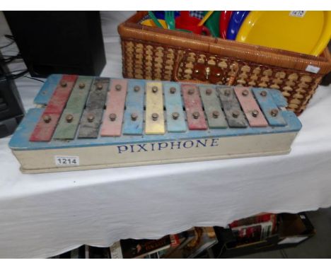 A vintage xylophone