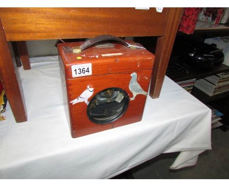 A pigeon racing clock