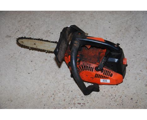 A Top handle Chainsaw, cutter bar, chain brake working, good compression.