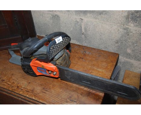 A "Tanaka" Chainsaw 13" cutter, chain brake working, (in good working order)