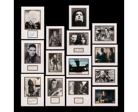 BLADE RUNNER (1982) - Geoff Hutchins Collection: Set of 14 Cast Photographs and AutographsA set of 14 cast photographs and au