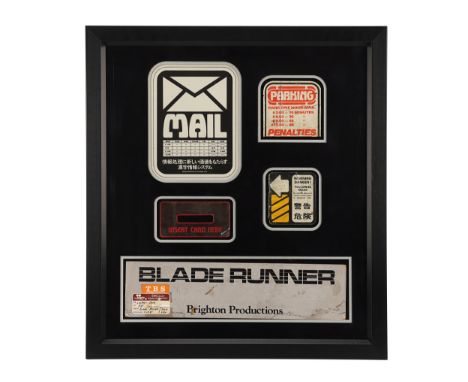 BLADE RUNNER (1982) - Geoff Hutchins Collection: Framed City DecalsCity decals from Ridley Scott's sci-fi classic Blade Runne