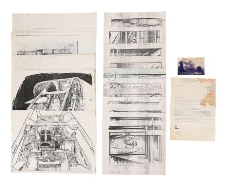 ALIENS (1986) - James Cameron Sketch, Production Storyboards, Printed Concept Designs and Production EphemeraA James Cameron 