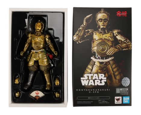 STAR WARS TOYS - Anthony Daniels Collection: Bandai Honyaku Karakuri C-3PO Meisho Movie RealisationA Bandai Honyaku Karakuri 