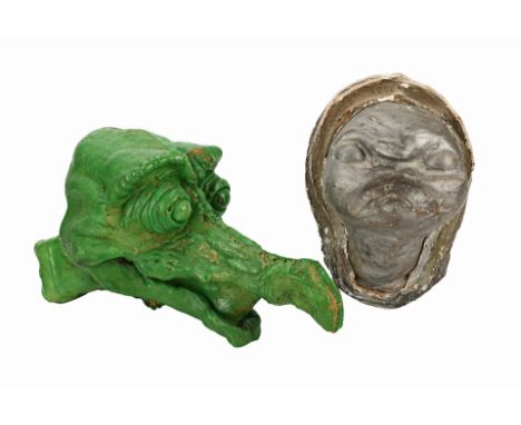 LABYRINTH (1986) - Firey Head Cast and Goblin Shell CastA Firey head cast and a goblin shell cast from Jim Henson's fantasy a