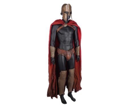 300 (2006) - Stunt Spartan Soldier CostumeA stunt Spartan costume from Zack Snyder's historical epic 300. Led by King Leonida