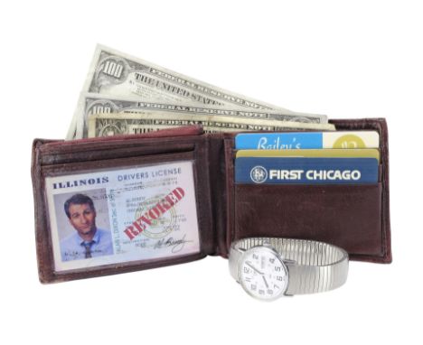 MARRIED... WITH CHILDREN (1987-1997) - Al Bundy's (Ed O'Neil) Wallet and Watch with Replica ID and MoneyAl Bundy's (Ed O'Neil