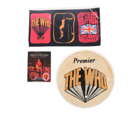 WHO, THE - Bass Drumhead and Wrap Artwork For Keith Moon's Pictures of Lily Premier Prototype Drum KitA bass drumhead and wra