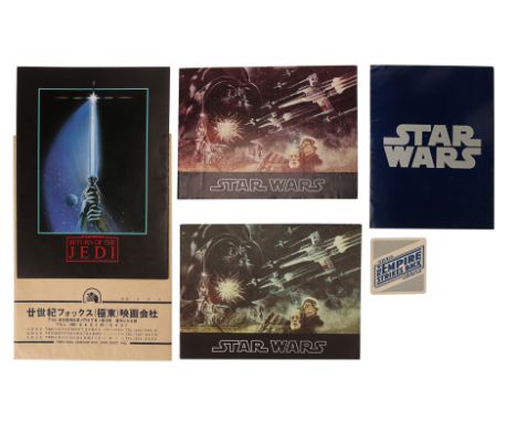 STAR WARS: ORIGINAL TRILOGY (1977-1983) - Anthony Daniels Collection: Crew and Promotional ItemsA collection of crew and prom