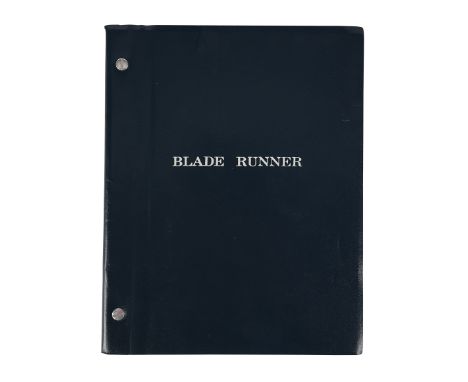 BLADE RUNNER (1982) - Geoff Hutchins Collection: February 1981 133-page Draft ScriptA draft script from the production of Rid